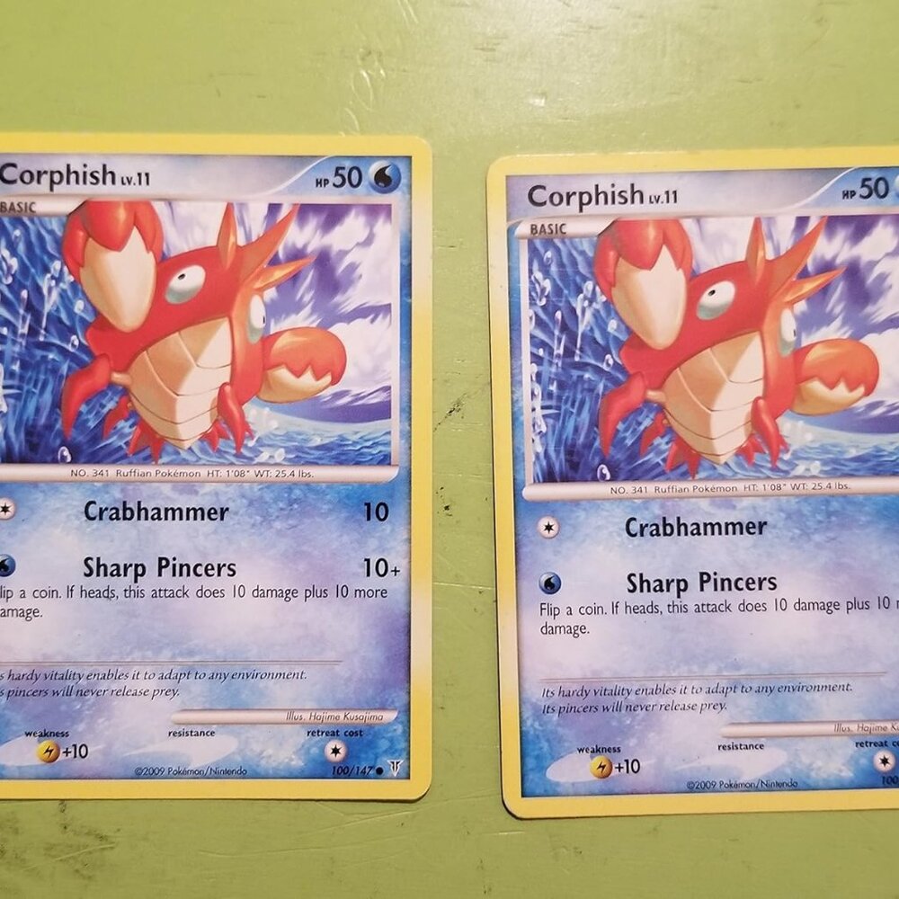 Pokemon® Card Lot 002 Cards CORPHISH Pokemon Supreme Victors (100/147)